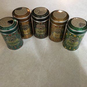 New Watkins Spice Tins - set of 5